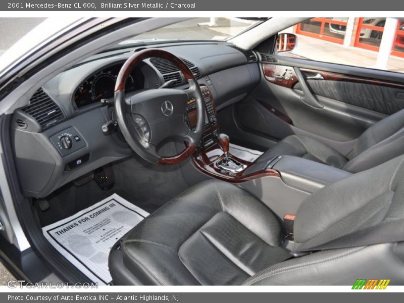  2001 CL 600 Charcoal Interior