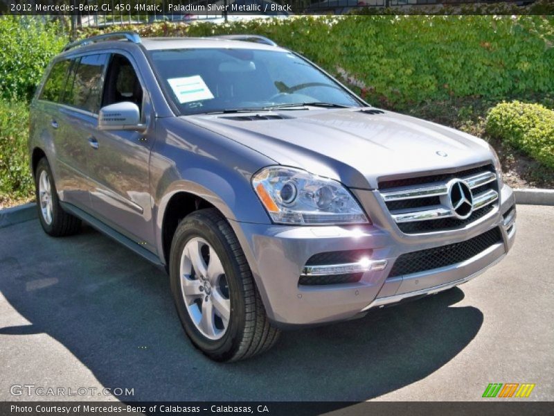 Paladium Silver Metallic / Black 2012 Mercedes-Benz GL 450 4Matic