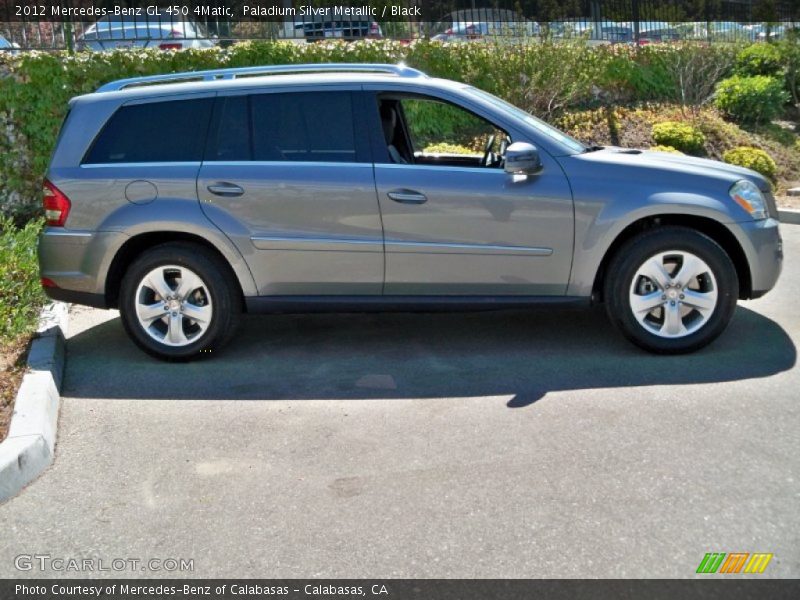 Paladium Silver Metallic / Black 2012 Mercedes-Benz GL 450 4Matic