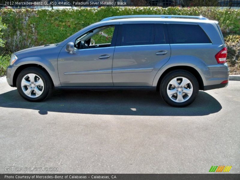 Paladium Silver Metallic / Black 2012 Mercedes-Benz GL 450 4Matic