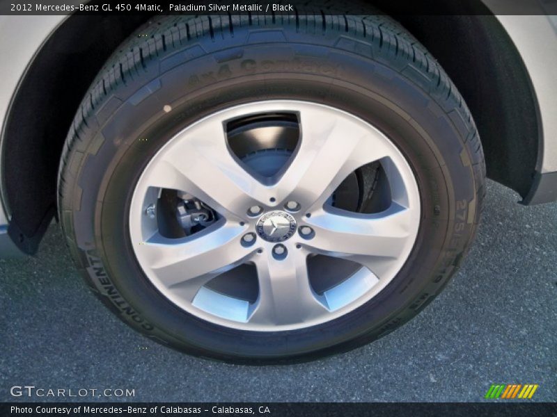 Paladium Silver Metallic / Black 2012 Mercedes-Benz GL 450 4Matic