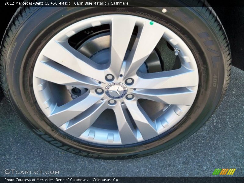Capri Blue Metallic / Cashmere 2012 Mercedes-Benz GL 450 4Matic