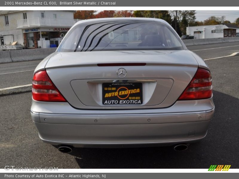 Brilliant Silver Metallic / Charcoal 2001 Mercedes-Benz CL 600