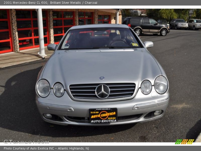 Brilliant Silver Metallic / Charcoal 2001 Mercedes-Benz CL 600