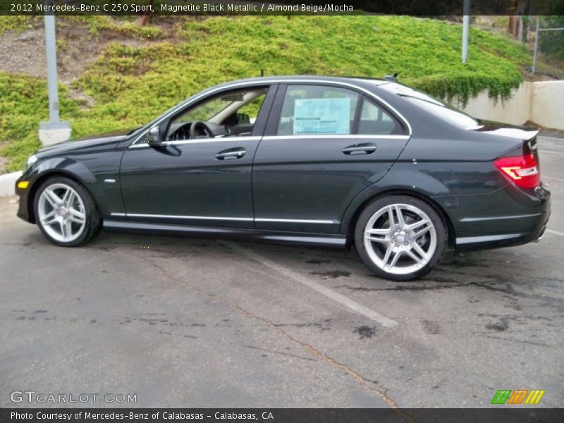 Magnetite Black Metallic / Almond Beige/Mocha 2012 Mercedes-Benz C 250 Sport