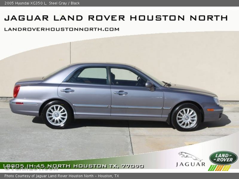 Steel Gray / Black 2005 Hyundai XG350 L
