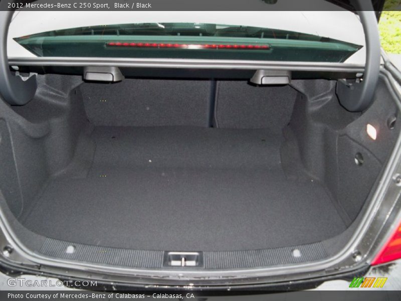 Black / Black 2012 Mercedes-Benz C 250 Sport