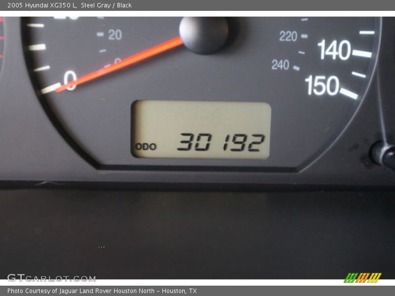 Steel Gray / Black 2005 Hyundai XG350 L