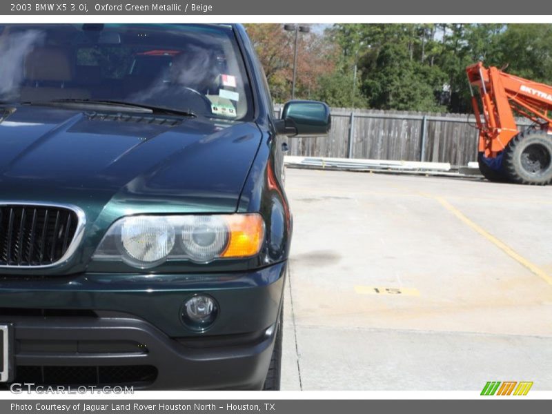 Oxford Green Metallic / Beige 2003 BMW X5 3.0i