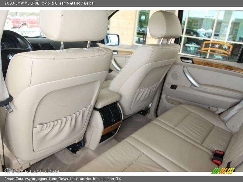 Oxford Green Metallic / Beige 2003 BMW X5 3.0i