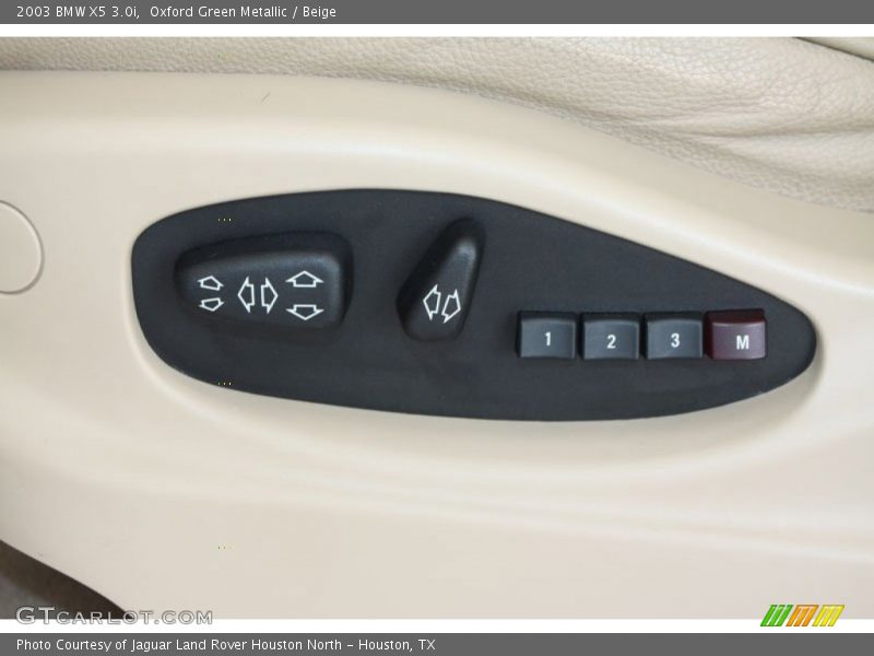 Oxford Green Metallic / Beige 2003 BMW X5 3.0i