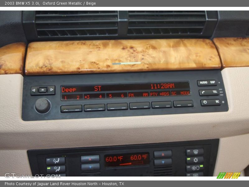 Oxford Green Metallic / Beige 2003 BMW X5 3.0i