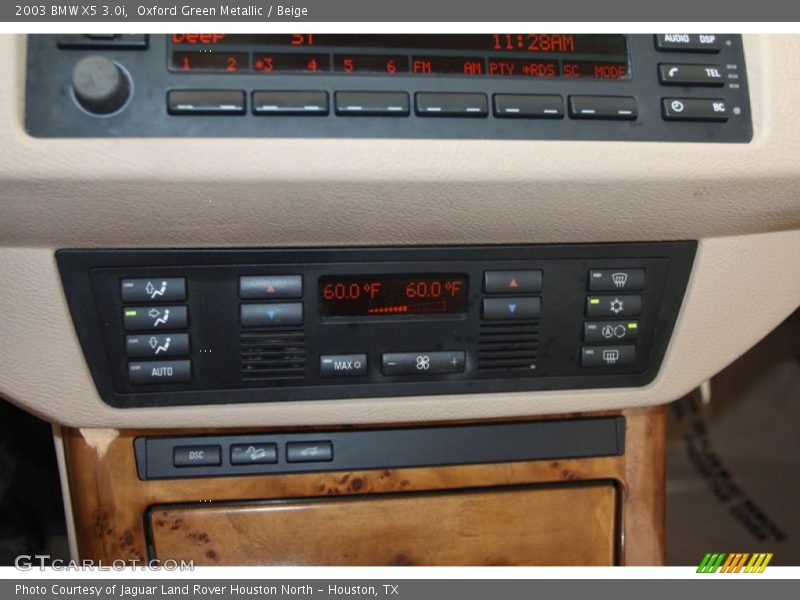 Oxford Green Metallic / Beige 2003 BMW X5 3.0i