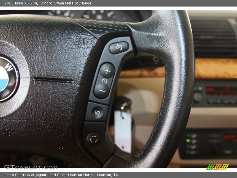 Oxford Green Metallic / Beige 2003 BMW X5 3.0i