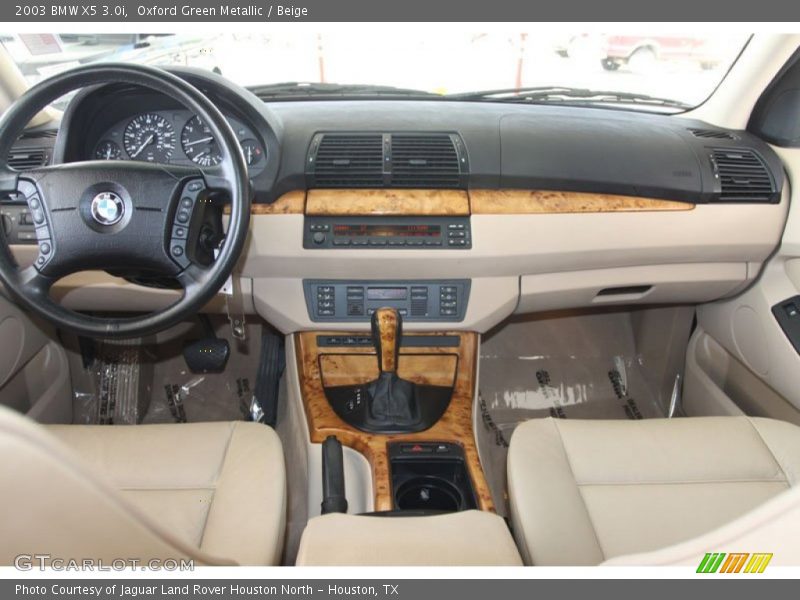 Oxford Green Metallic / Beige 2003 BMW X5 3.0i
