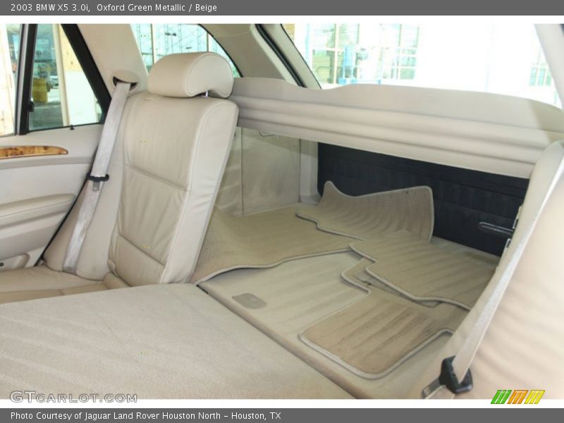 Oxford Green Metallic / Beige 2003 BMW X5 3.0i