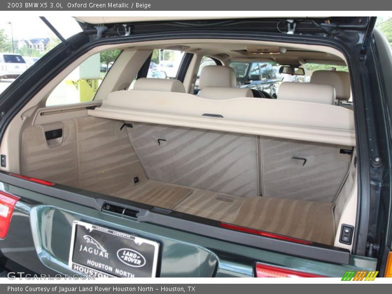 Oxford Green Metallic / Beige 2003 BMW X5 3.0i