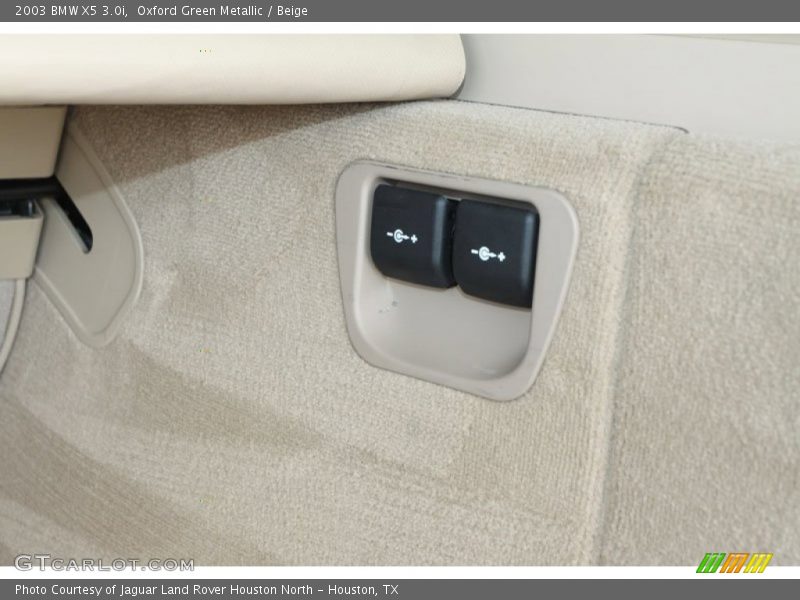 Oxford Green Metallic / Beige 2003 BMW X5 3.0i