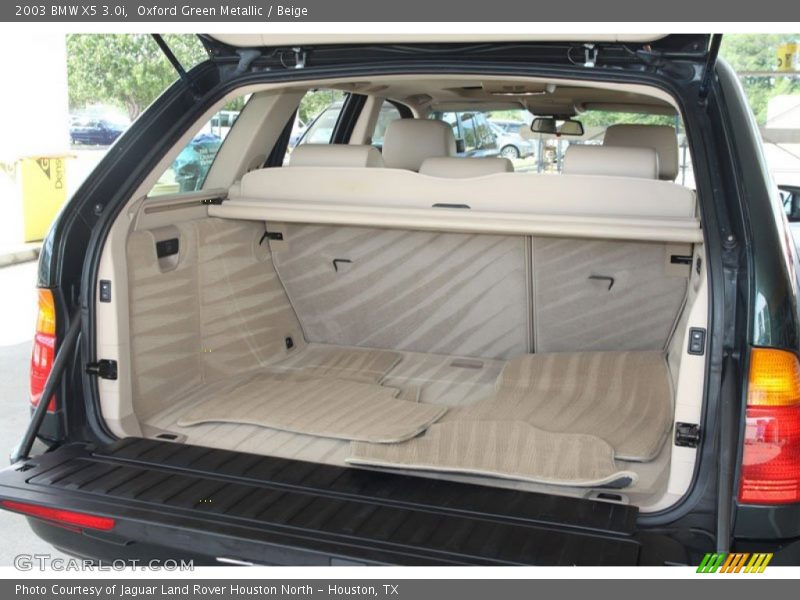 Oxford Green Metallic / Beige 2003 BMW X5 3.0i