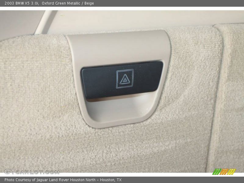 Oxford Green Metallic / Beige 2003 BMW X5 3.0i
