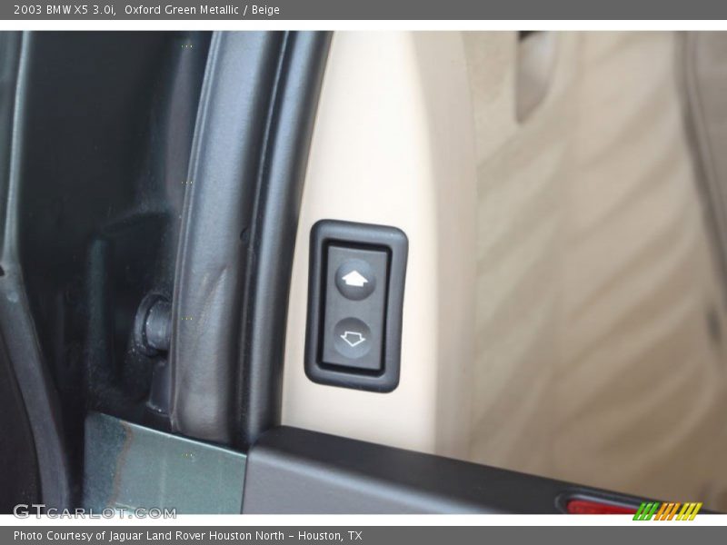 Oxford Green Metallic / Beige 2003 BMW X5 3.0i