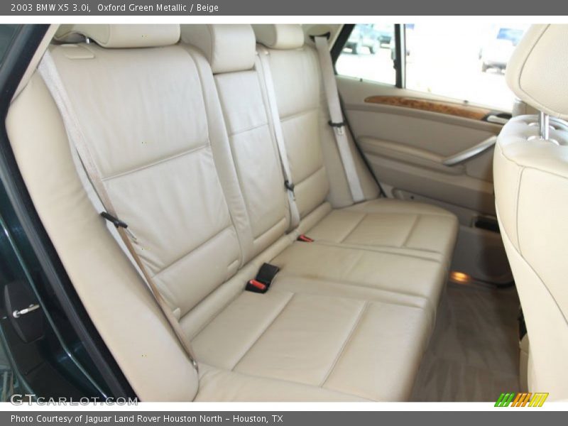 Oxford Green Metallic / Beige 2003 BMW X5 3.0i