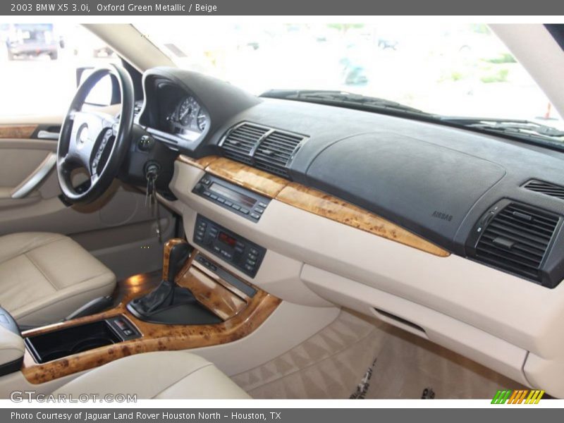 Oxford Green Metallic / Beige 2003 BMW X5 3.0i