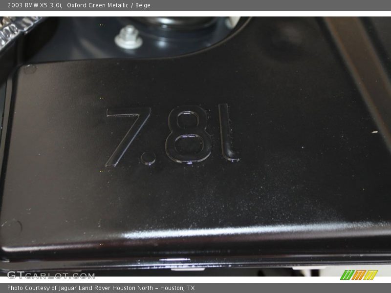Oxford Green Metallic / Beige 2003 BMW X5 3.0i