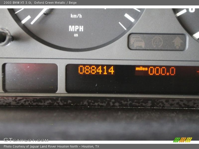 Oxford Green Metallic / Beige 2003 BMW X5 3.0i