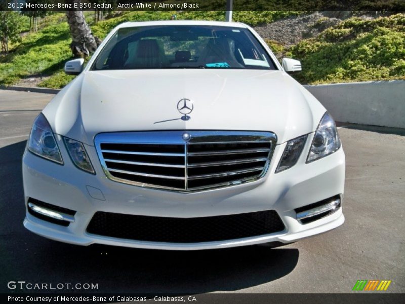 Arctic White / Almond/Black 2012 Mercedes-Benz E 350 Sedan