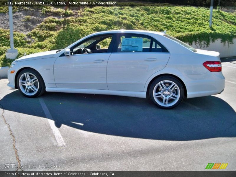 Arctic White / Almond/Black 2012 Mercedes-Benz E 350 Sedan