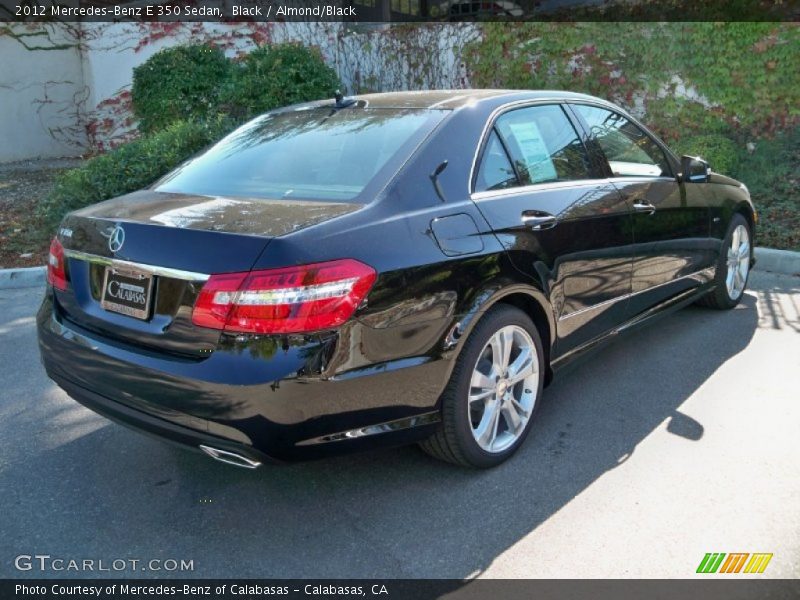 Black / Almond/Black 2012 Mercedes-Benz E 350 Sedan