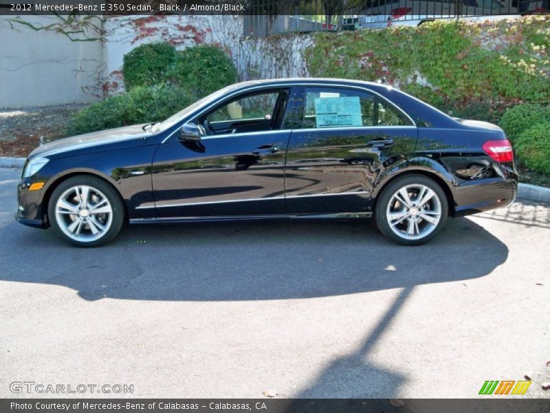 Black / Almond/Black 2012 Mercedes-Benz E 350 Sedan