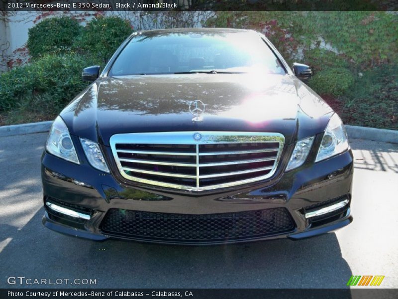 Black / Almond/Black 2012 Mercedes-Benz E 350 Sedan