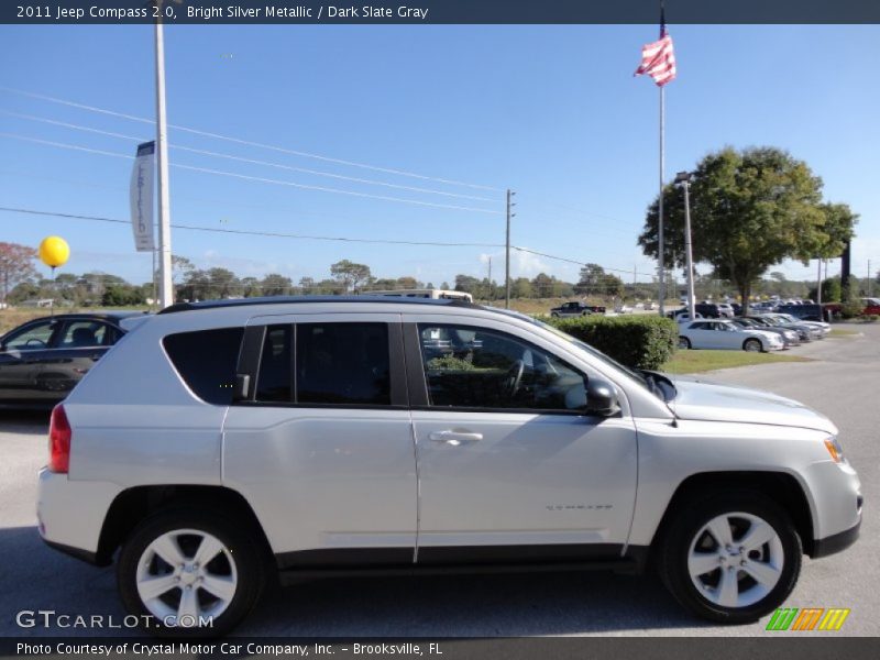 Bright Silver Metallic / Dark Slate Gray 2011 Jeep Compass 2.0