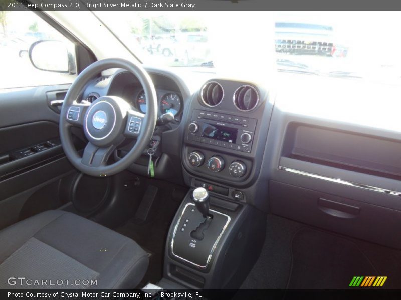Bright Silver Metallic / Dark Slate Gray 2011 Jeep Compass 2.0