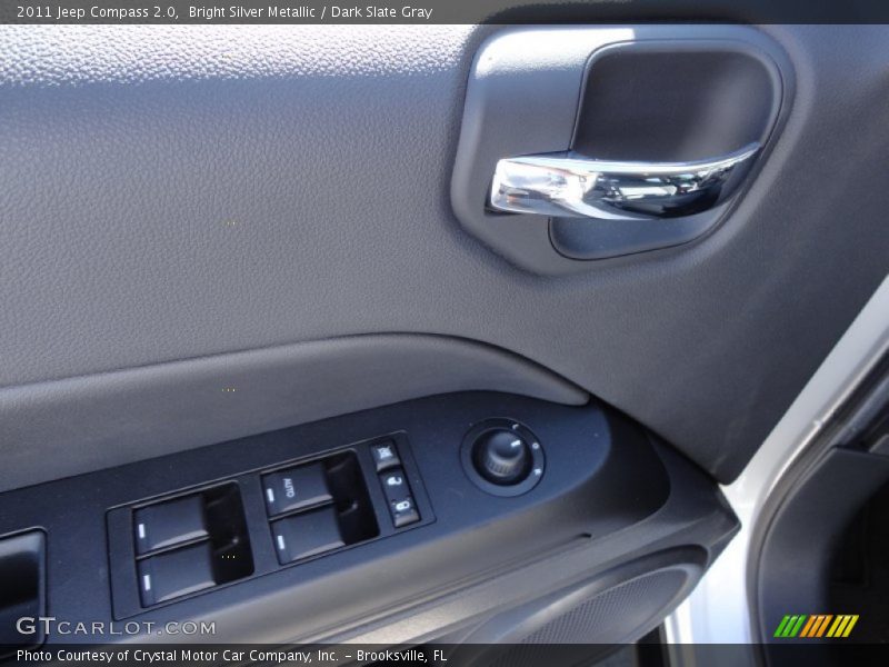Bright Silver Metallic / Dark Slate Gray 2011 Jeep Compass 2.0