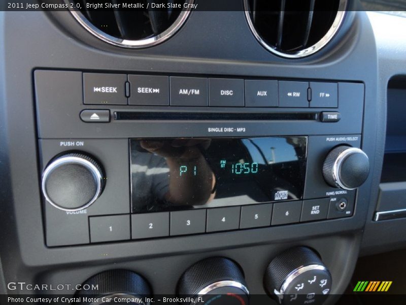 Bright Silver Metallic / Dark Slate Gray 2011 Jeep Compass 2.0