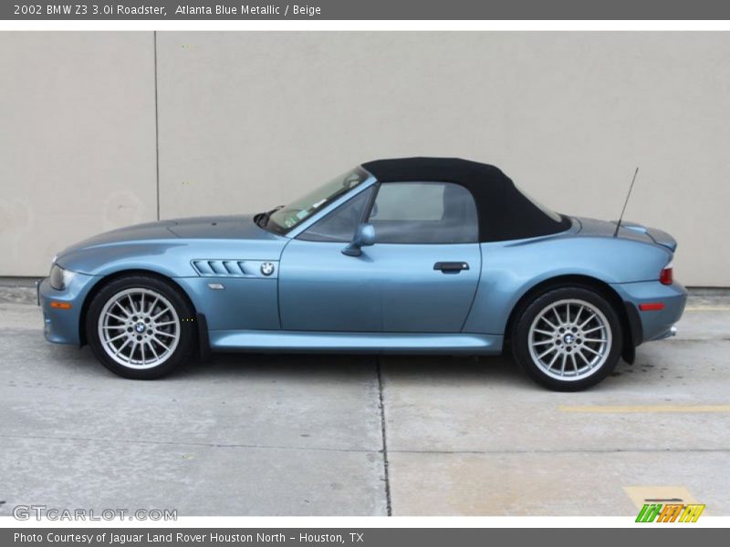  2002 Z3 3.0i Roadster Atlanta Blue Metallic