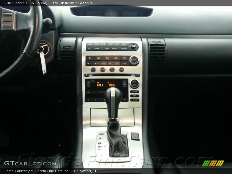 Black Obsidian / Graphite 2005 Infiniti G 35 Coupe
