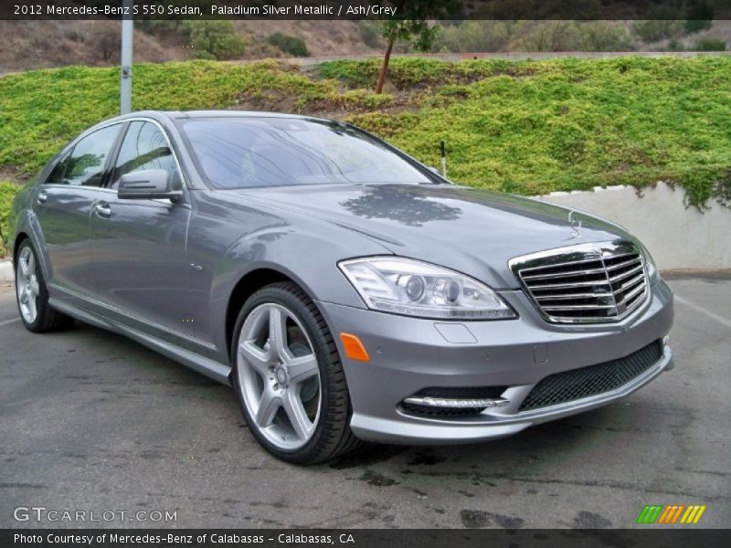 Paladium Silver Metallic / Ash/Grey 2012 Mercedes-Benz S 550 Sedan