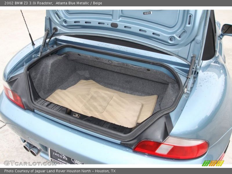  2002 Z3 3.0i Roadster Trunk