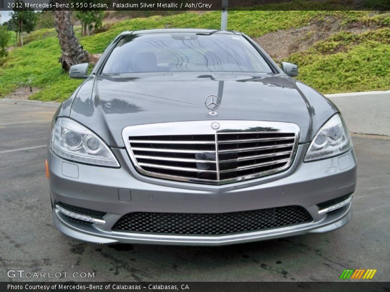 Paladium Silver Metallic / Ash/Grey 2012 Mercedes-Benz S 550 Sedan