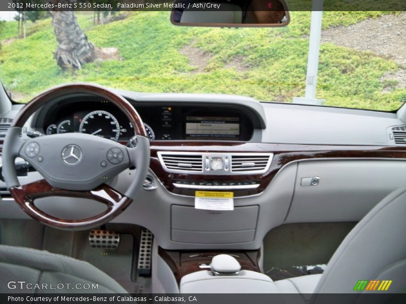 Paladium Silver Metallic / Ash/Grey 2012 Mercedes-Benz S 550 Sedan
