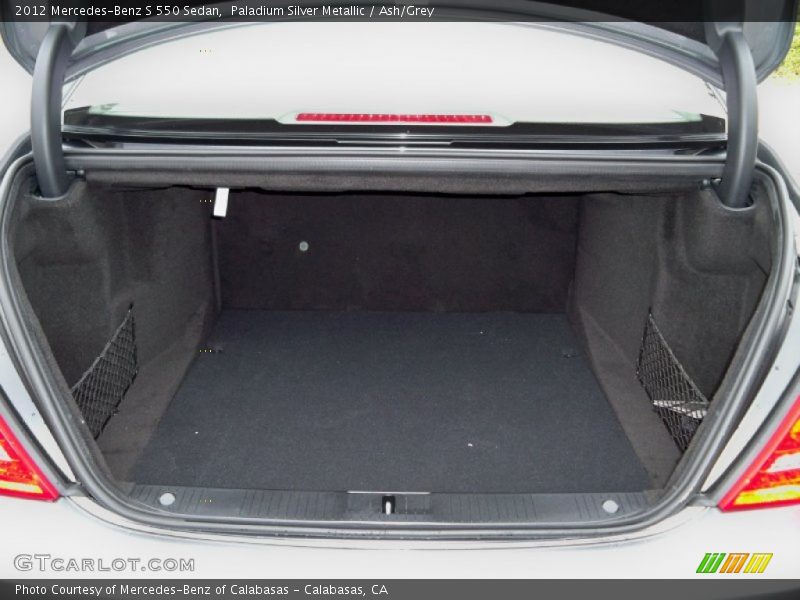 Paladium Silver Metallic / Ash/Grey 2012 Mercedes-Benz S 550 Sedan