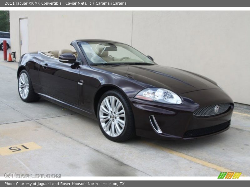 Caviar Metallic / Caramel/Caramel 2011 Jaguar XK XK Convertible