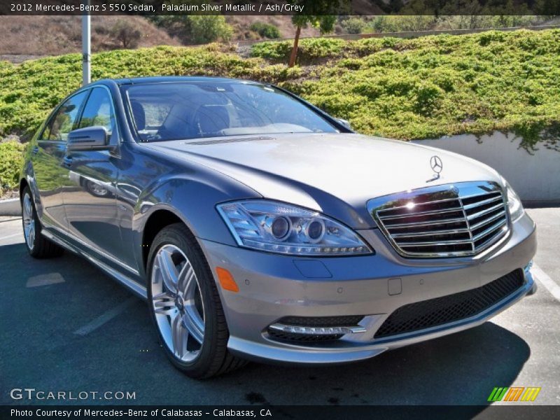 Front 3/4 View of 2012 S 550 Sedan