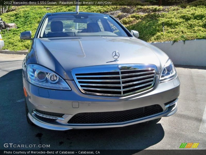 Paladium Silver Metallic / Ash/Grey 2012 Mercedes-Benz S 550 Sedan