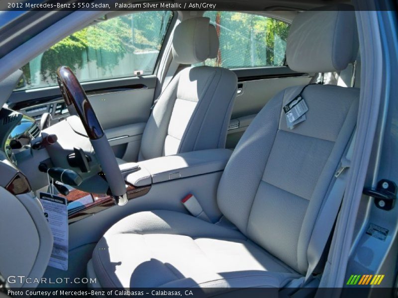 Paladium Silver Metallic / Ash/Grey 2012 Mercedes-Benz S 550 Sedan