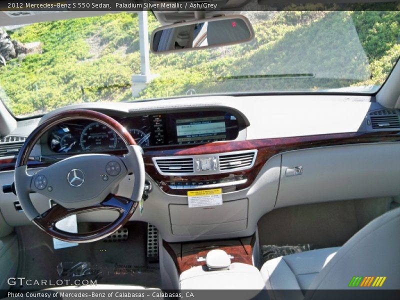Paladium Silver Metallic / Ash/Grey 2012 Mercedes-Benz S 550 Sedan